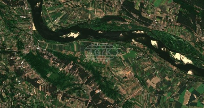 Zdjęcie satelity Sentinel 2A (fot. IGiK)