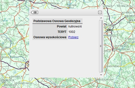 W serwisie www.geoportal.gov.pl uruchomiono funkcjonalność umożliwiającą powiatom bezpośrednie pobieranie danych dotyczących podstawowej osnowy wysokościowej