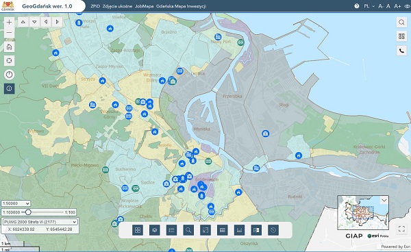 GeoGdańsk - nowy miejski serwis mapowy 