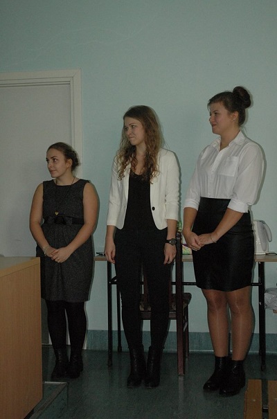 Sesja Sekcji „Geomatyki i Geoinformatyki” , od lewej: Katarzyna Adamek, Agnieszka Ochałek i Alicja Tama (fot. Marta Zygmunt)
