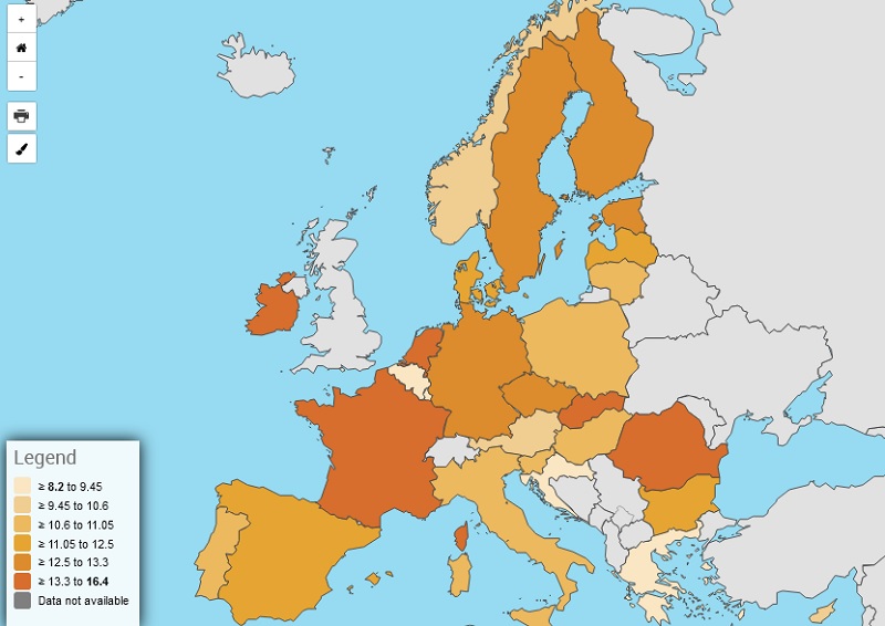 Ilu uczniów przypada na jednego nauczyciela w krajach Unii Europejskiej?
