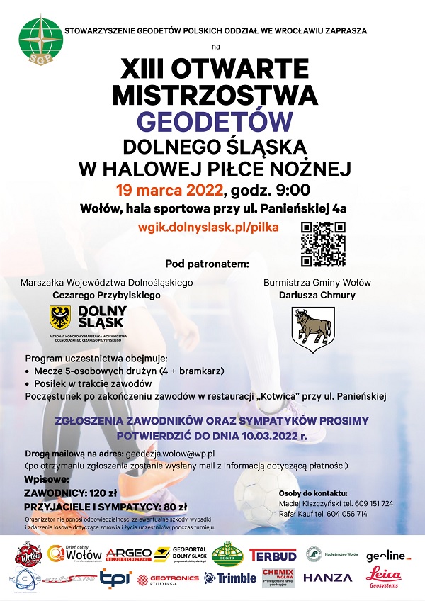 Dolny Śląsk: Mistrzostwa geodetów w piłce halowej