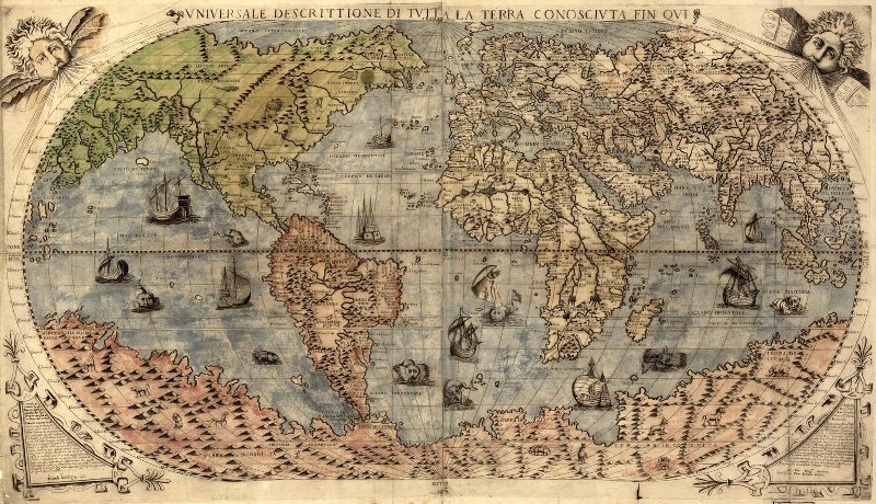 Mapa świata z 1565 r.
