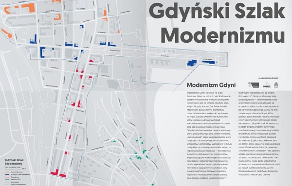 Modernizm Gdyni na mapie