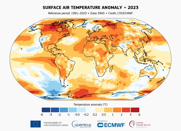 IMGW-PIB: 2023 był najcieplejszym rokiem w historii pomiarów