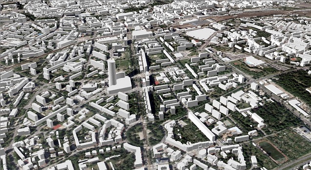 Geoportal.gov.pl: Zaktualizowane modele budynków 3D w standardzie LoD1już dla całego kraju
