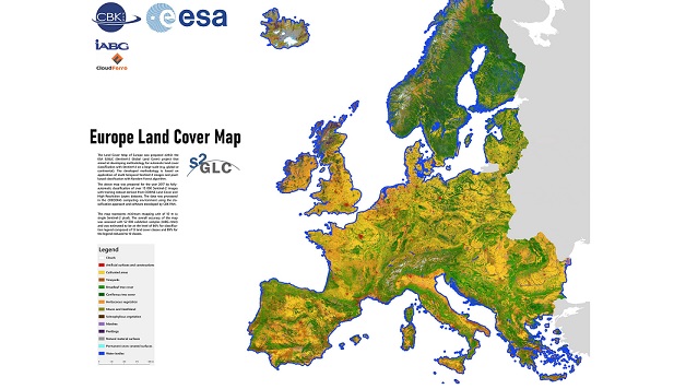 Nowa mapa pokrycia terenu w Europie opracowana przez naukowców z CBK PAN 