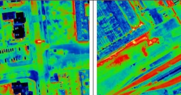 W Toruniu zbadano szczelność sieci ciepłowniczej metodą termowizji lotniczej