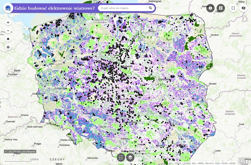 Gdzie budować elektrownie wiatrowe w Polsce? [mapa]