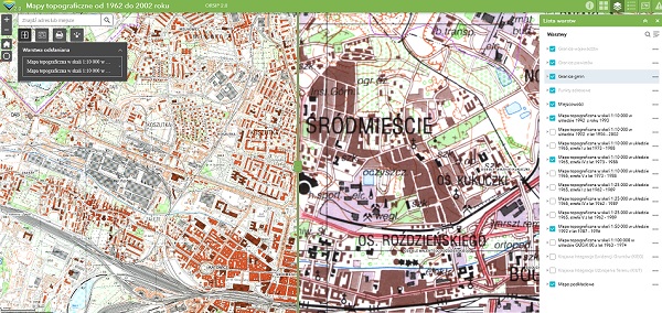 ORSIP 2.0: Nowa aplikacja z mapami topograficznymi