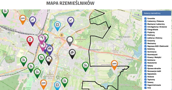Powstała Kielecka Mapa Rzemieślników