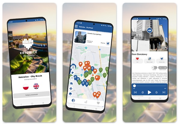 Katowice mają nową aplikację dla chcących zwiedzić miasto