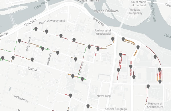 Wrocław testuje aplikację, która pomoże znaleźć miejsce do parkowania