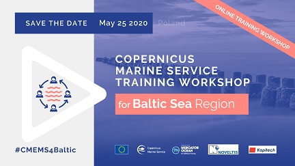 Szkolenie Copernicus Marine Service dla regionu Morza Bałtyckiego