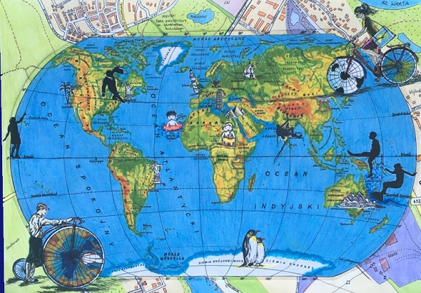 Praca "We love maps" Agaty Filipiak została nagrodzona w międzynarodowym konkursie map dzieci im. Barbary Petchenik