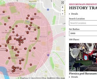 Szybkie i wygodne wyszukiwaniu zabytków i atrakcji na mapie w oparciu o Wikipedię