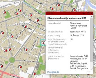 Mapa i wyszukiwarka lokali wyborczych we Wrocławiu