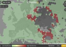 FlightRadar24 udostępnia mapę zakłóceń systemów nawigacji satelitarnej