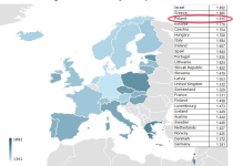 Ile godzin średnio w roku pracują mieszkańcy Europy? Polacy nie mają powodów do radości