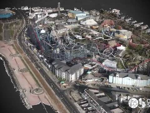 Zeskanowali słynny park rozrywki. Powstały model 3D ma posłużyć m.in. służbą ratunkowym